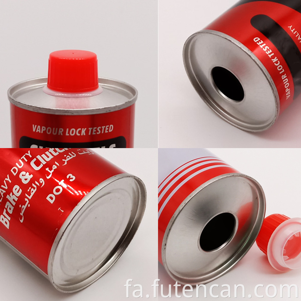 قوطی مایع ترمز 1 لیتری 1l Brake Fluid Can